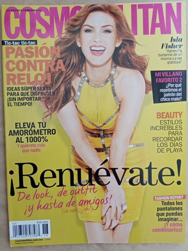 COSMOPOLITAN MEXICO magazine side cover  September 2013