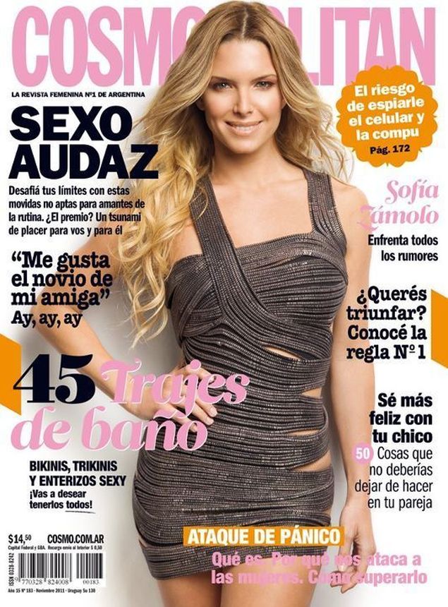 COSMOPOLITAN ARGENTINA magazine side cover  November 2011