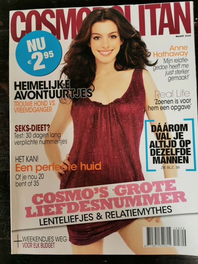 COSMOPOLITAN NETHERLANDS magazine side cover  March 2009
