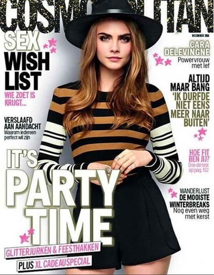 COSMOPOLITAN NETHERLANDS magazine cover  December 2016