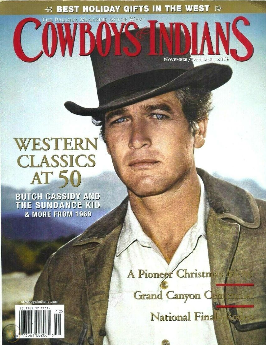 COWBOYS AND INDIANS magazine side cover  November/December 2019