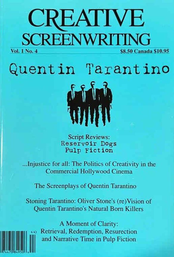 CREATIVE SCREENWRITING magazine side cover Issue 4  Vol 1 # 4 Winter 1994