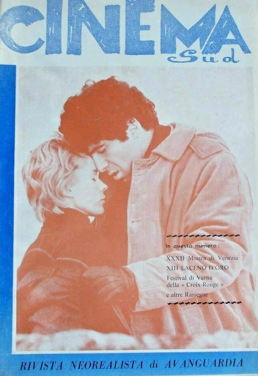 CINEMA SUD magazine side cover Issue 54  February 1972