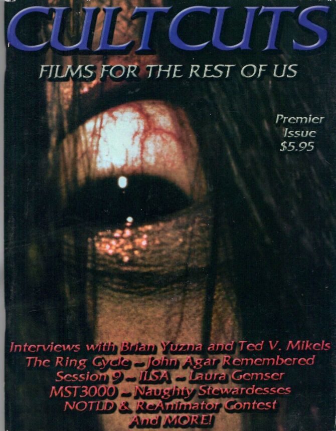 CULTCUTS magazine side cover Issue 1 Summer 2002