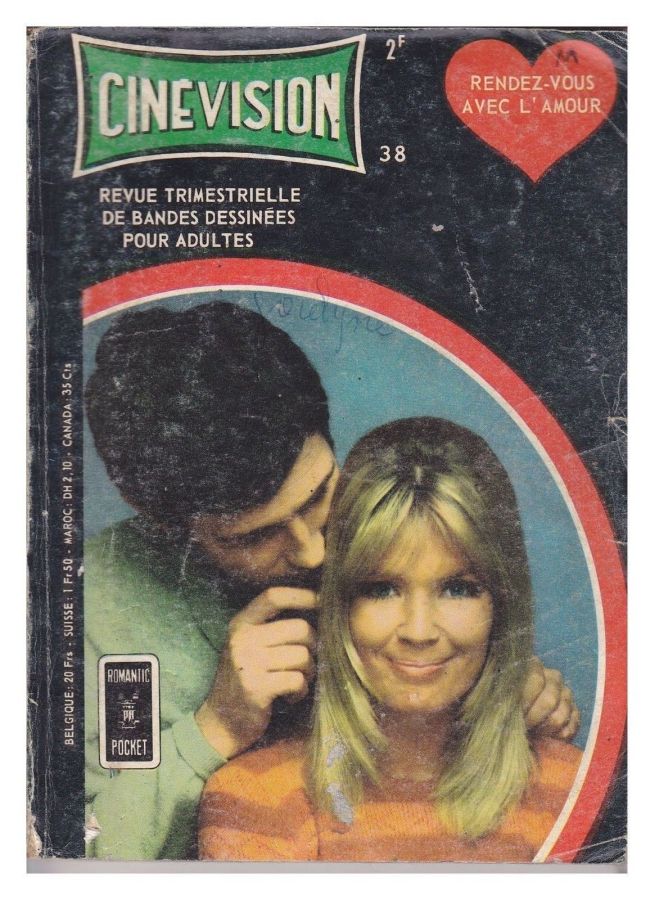 CINEVISION magazine side cover Issue 38   1971