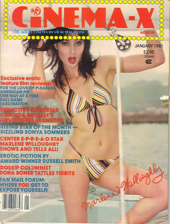 CINEMA-X magazine side cover Issue 11 January 1981
