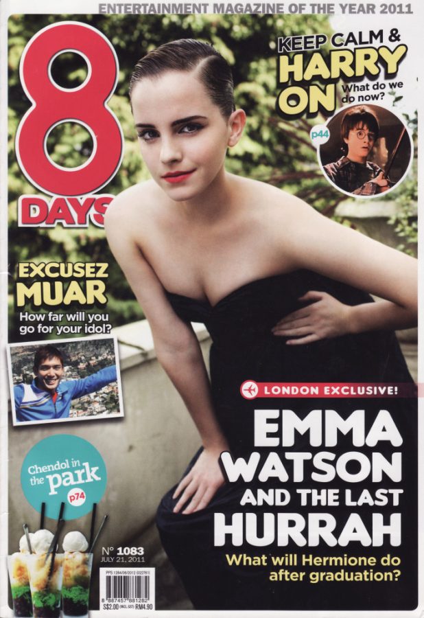 8 DAYS magazine side cover Issue 1083 21 July 2011