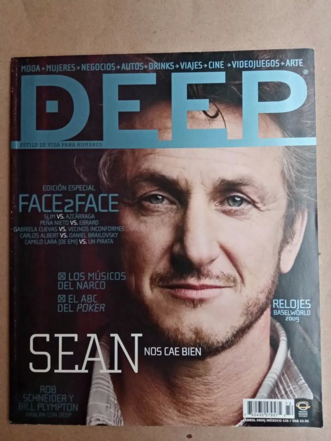 DEEP magazine cover  April 2009
