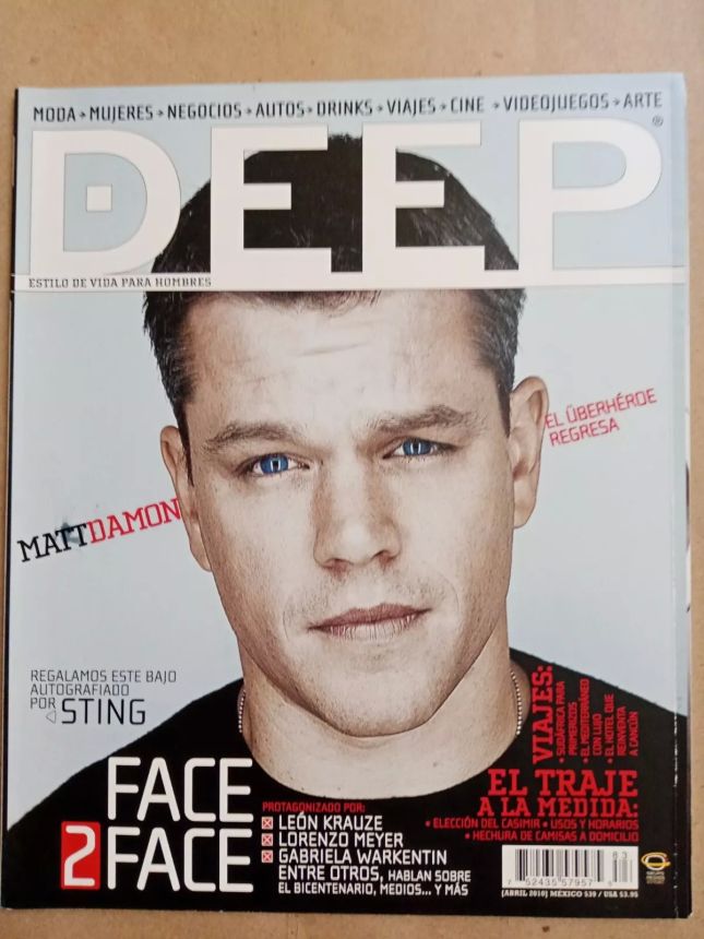 DEEP magazine cover  April 2010