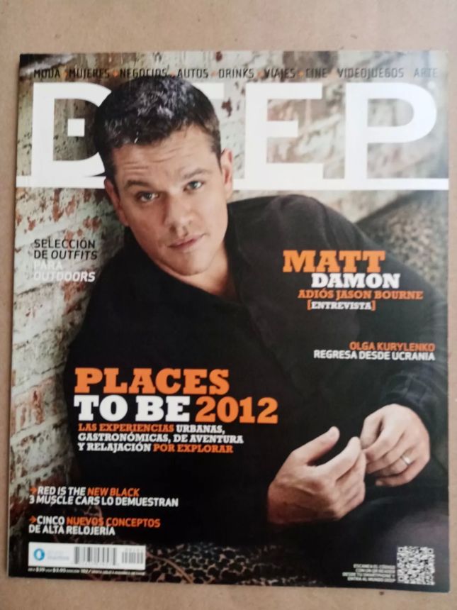 DEEP magazine cover  January 2012