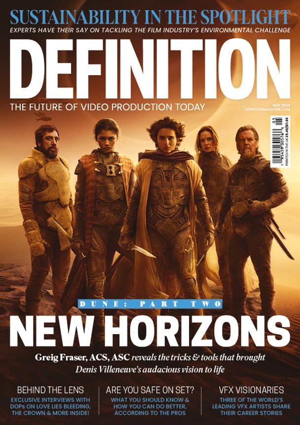 DEFINITION magazine side cover  May 2024
