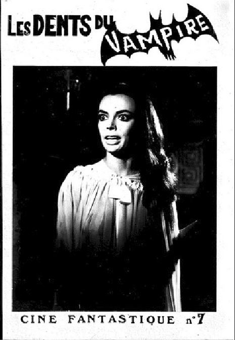 DENTS DU VAMPIRE magazine side cover Issue 7   1982