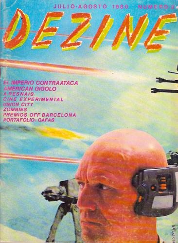 DEZINE magazine side cover Issue 3 July/August 1980