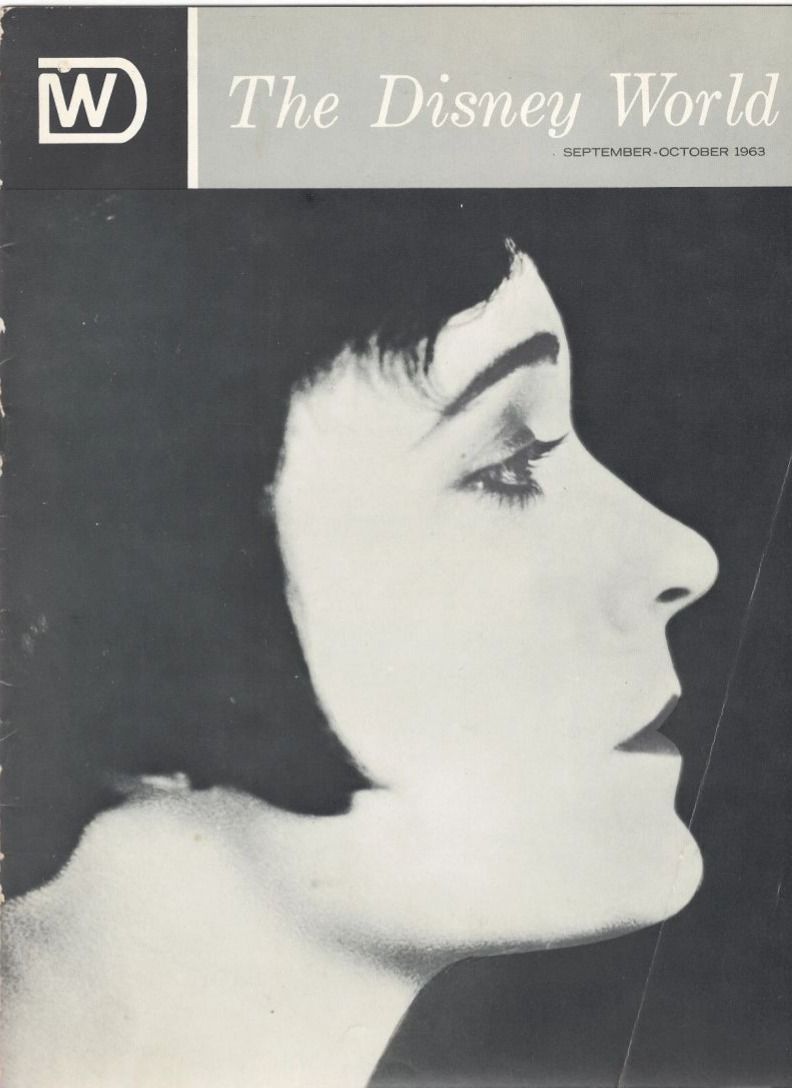 DISNEY WORLD|THE magazine side cover  September/October 1963