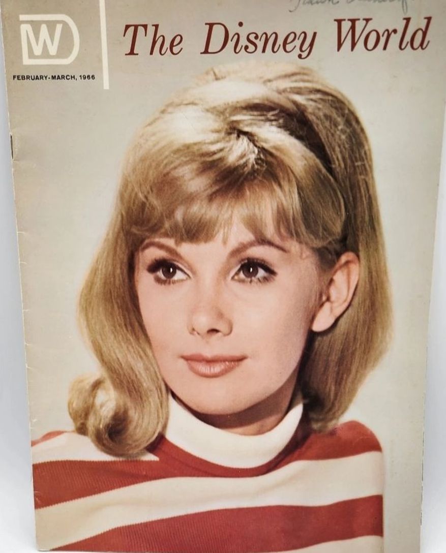 DISNEY WORLD|THE magazine side cover  February/March 1966