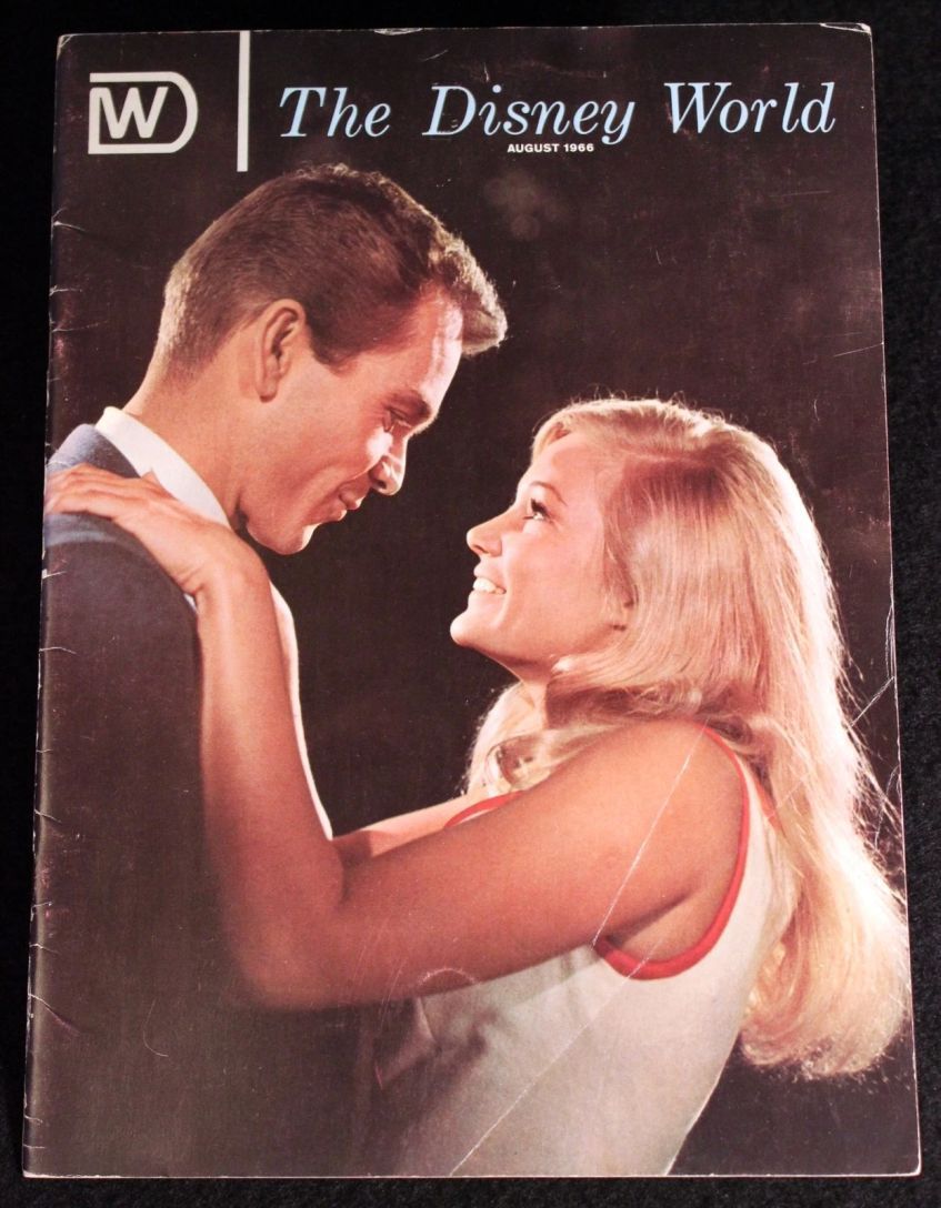 DISNEY WORLD|THE magazine side cover  August 1966