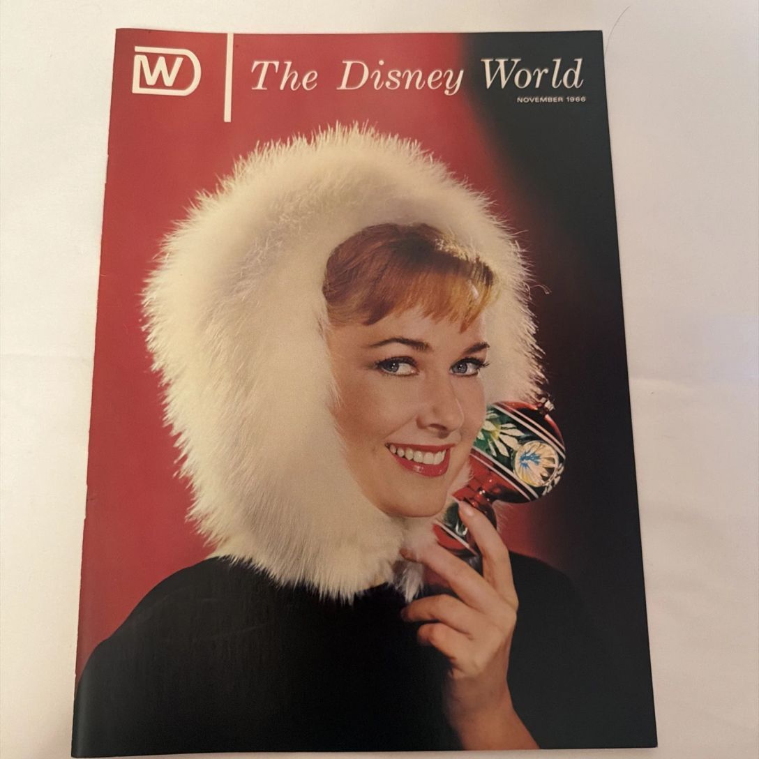 DISNEY WORLD|THE magazine side cover  November 1966