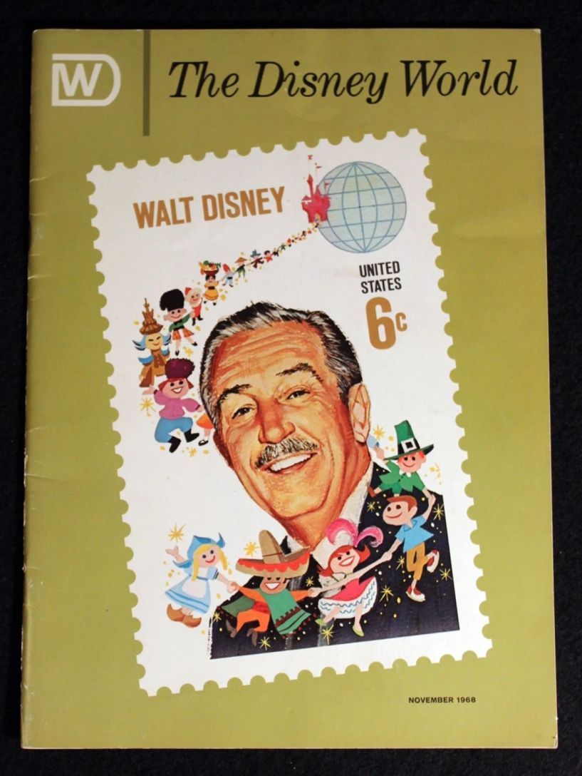 DISNEY WORLD|THE magazine side cover  November 1968