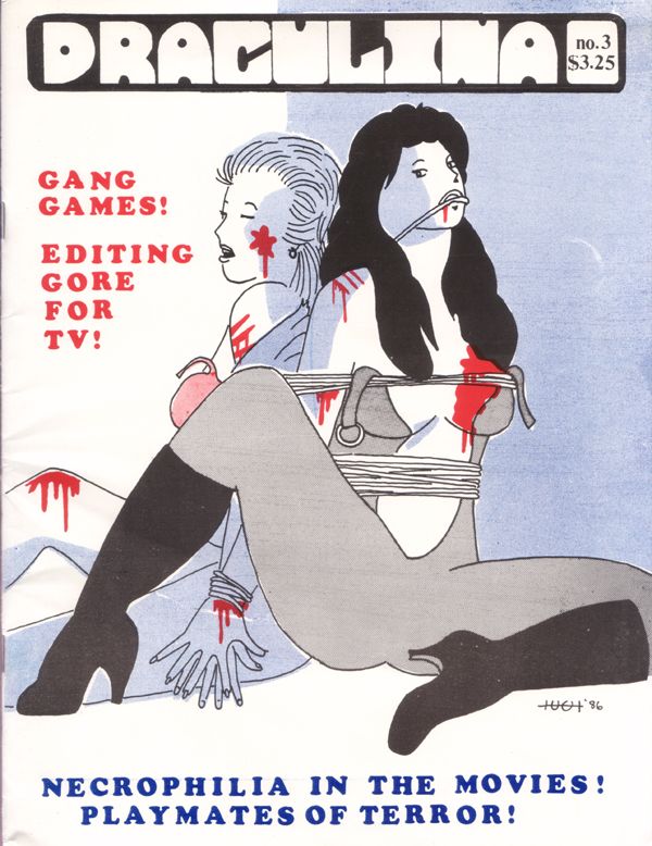 DRACULINA magazine side cover Issue 3 April 1986
