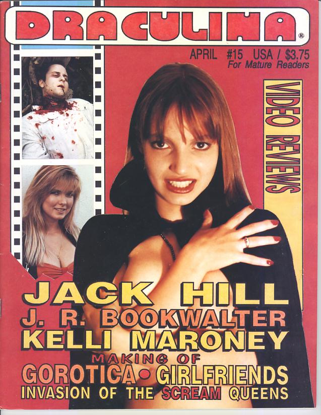DRACULINA magazine side cover Issue 15  1993