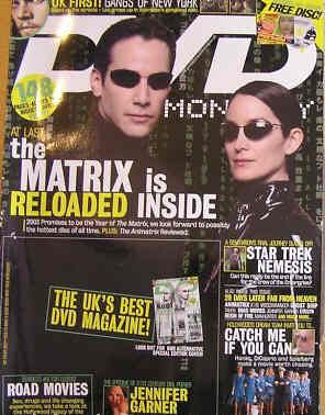 DVD MONTHLY magazine side cover Issue 39 June 2003