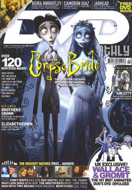 DVD MONTHLY magazine side cover Issue 74 February 2006