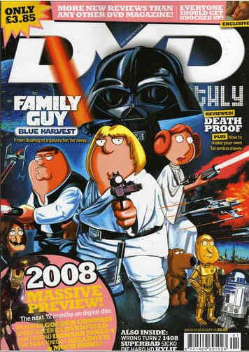 DVD MONTHLY magazine side cover Issue 99 January 2008