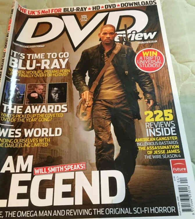 DVD REVIEW magazine side cover Issue 114 April 2008
