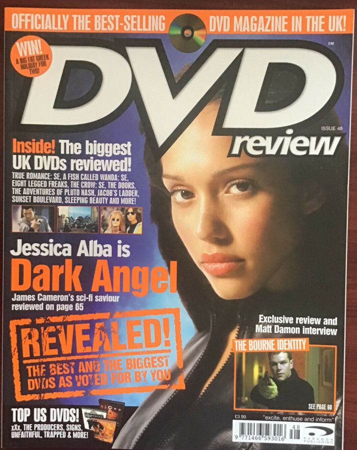 DVD REVIEW magazine side cover Issue 48  2003
