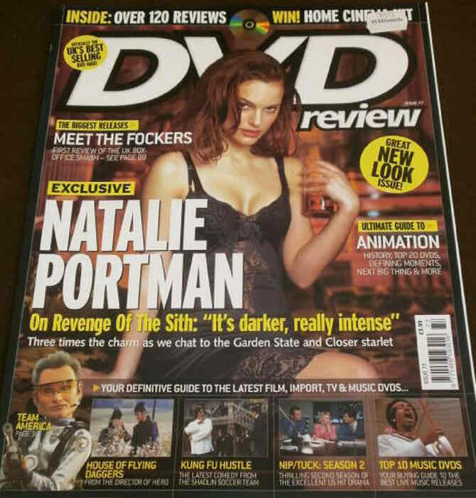 DVD REVIEW magazine side cover Issue 77  2005