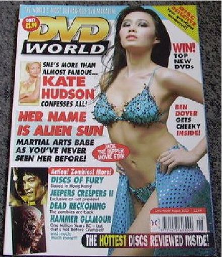 DVD WORLD magazine side cover Issue 2 August 2003
