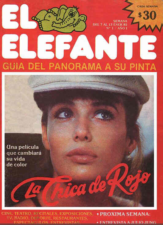 ELEFANTE | EL magazine cover Issue 1 13 January 1985