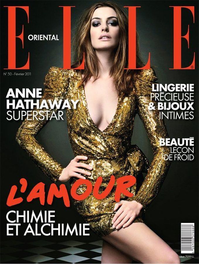 ELLE LEBANON magazine cover Issue 50  February 2011
