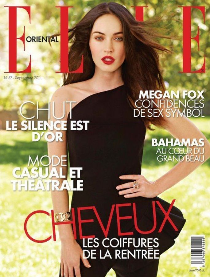 ELLE LEBANON magazine cover Issue 57  September 2011