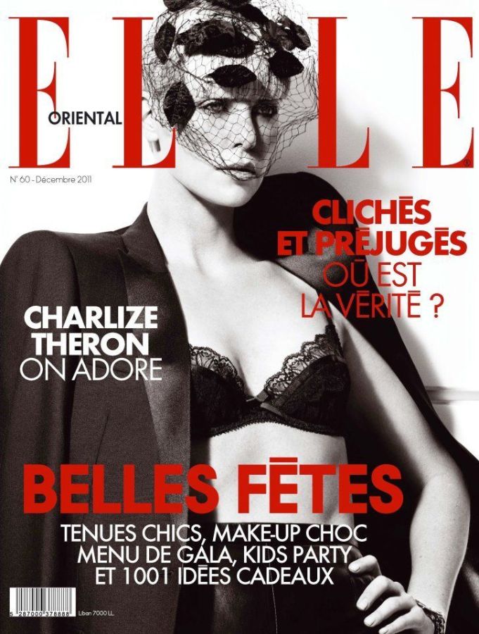ELLE LEBANON magazine cover Issue 60  December 2011