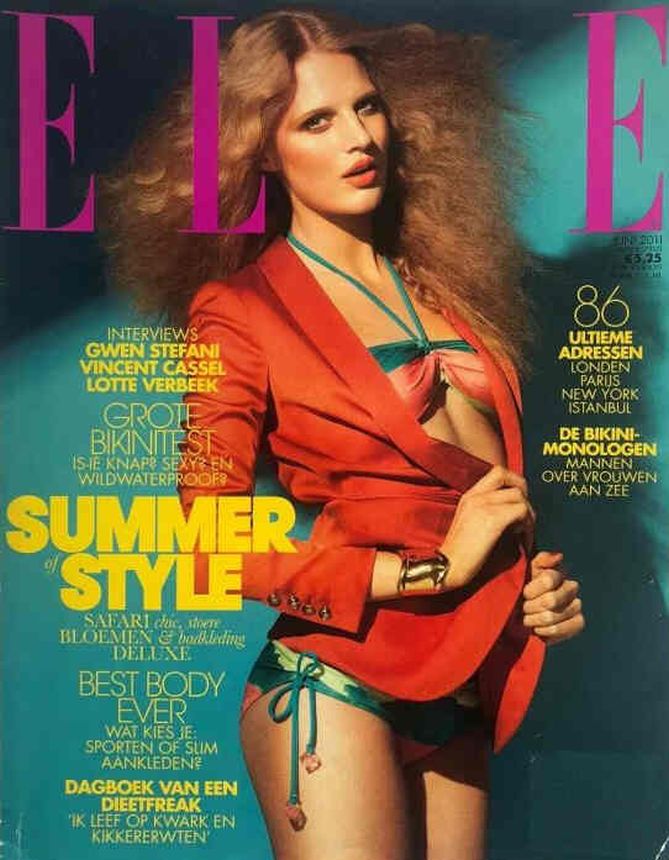 ELLE NETHERLANDS magazine cover  June 2011