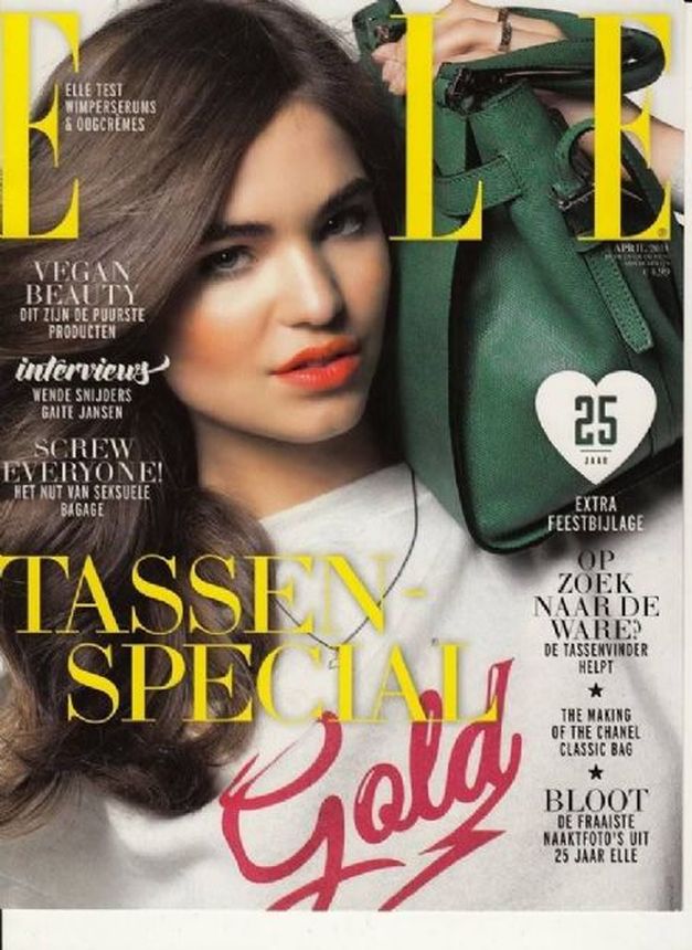 ELLE NETHERLANDS magazine cover  April 2014