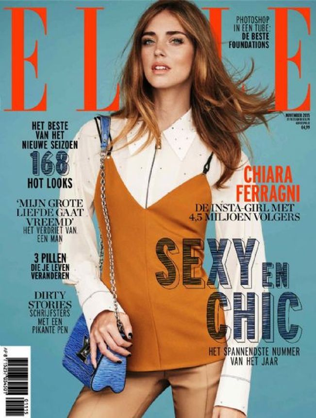 ELLE NETHERLANDS magazine cover  November 2015