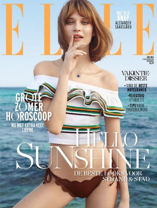 ELLE NETHERLANDS magazine cover  July 2016