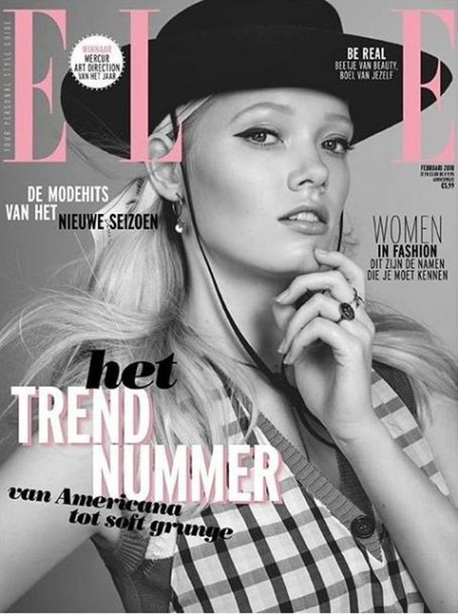 ELLE NETHERLANDS magazine cover  February 2018