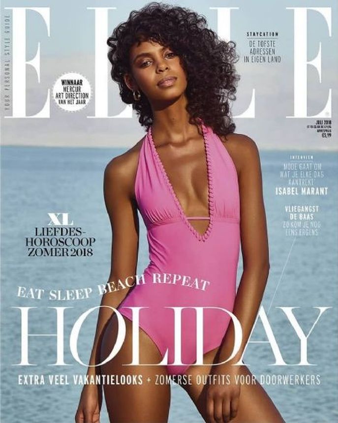 ELLE NETHERLANDS magazine cover  July 2018