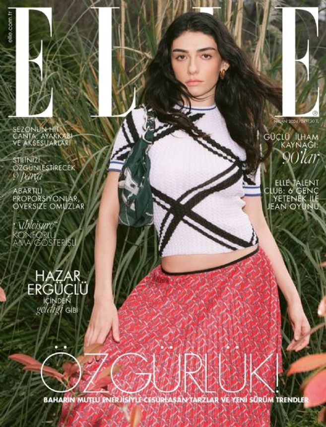 ELLE TURKEY magazine side cover  April 2024