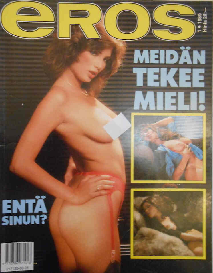 EROS magazine side cover Issue 1  1989