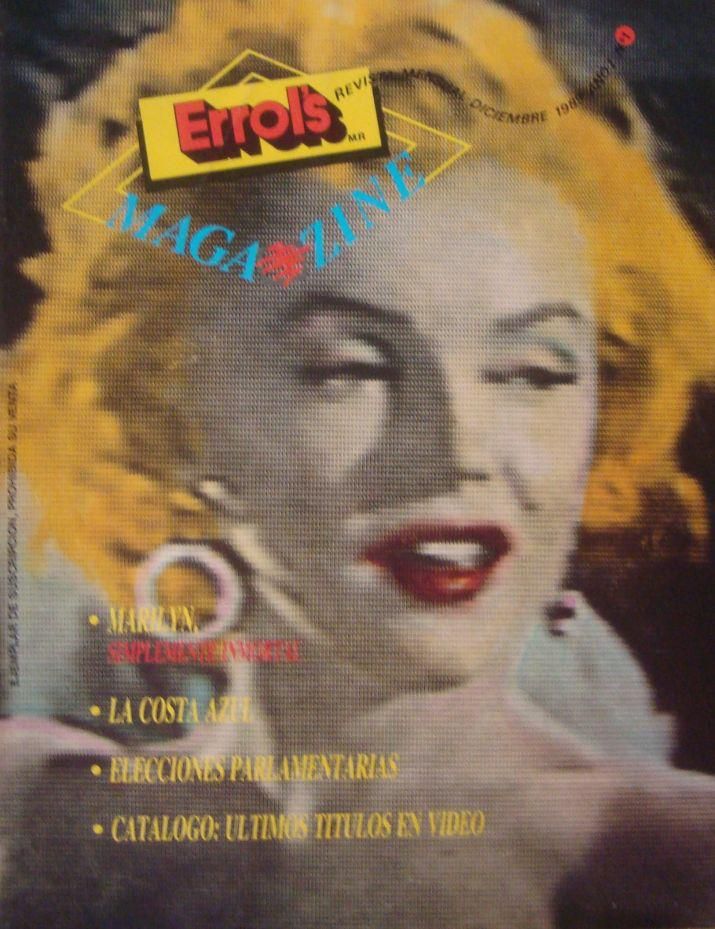 ERROLS magazine cover Issue 1 December 1989