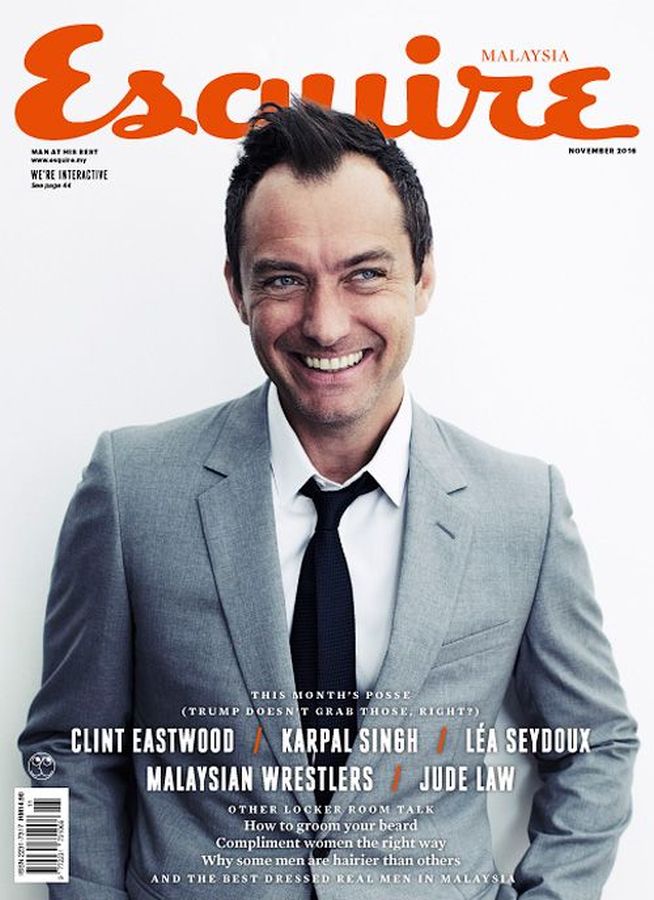 ESQUIRE MALAYSIA magazine side cover  November 2016