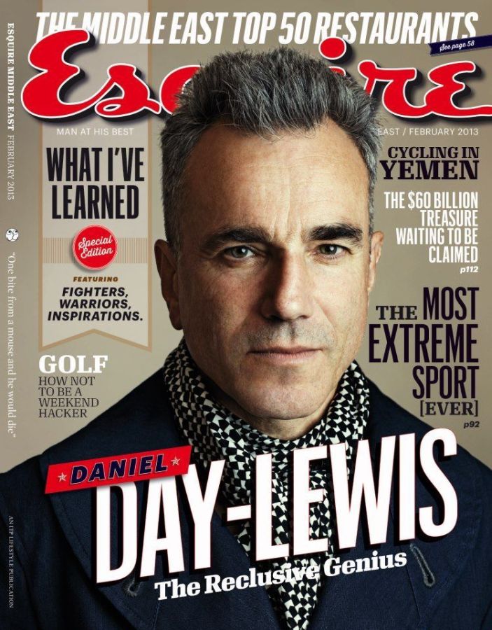 ESQUIRE UNITED ARAB EMIRATES magazine side cover  February 2013