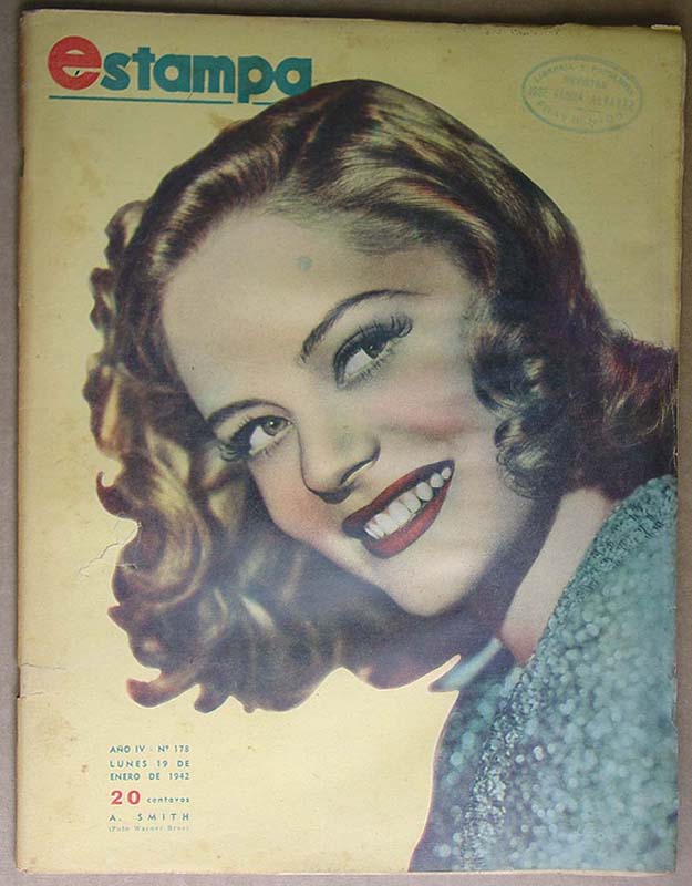 ESTAMPA magazine cover Issue 178 19 January 1942