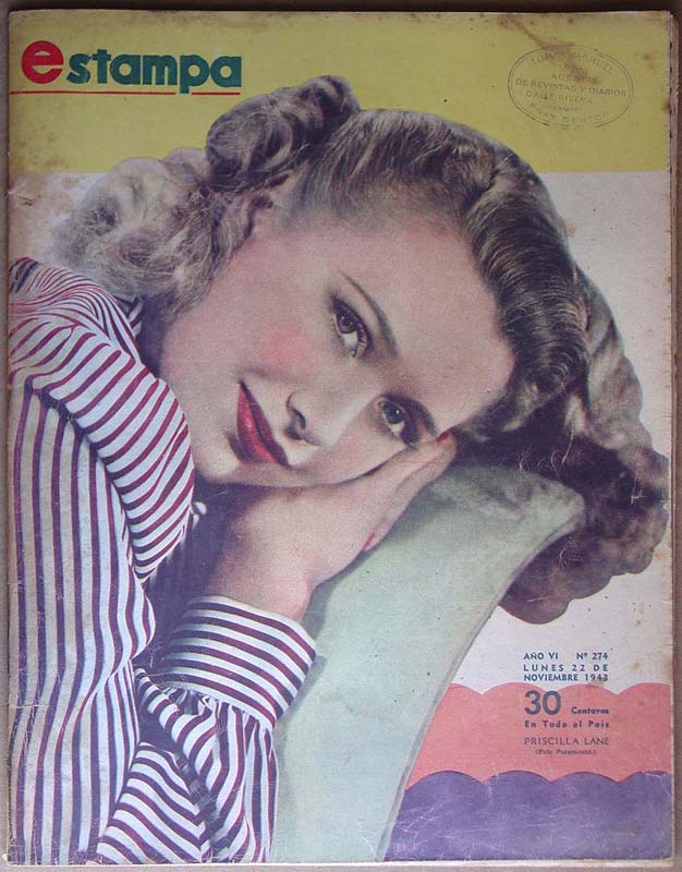 ESTAMPA magazine cover Issue 274 22 November 1943