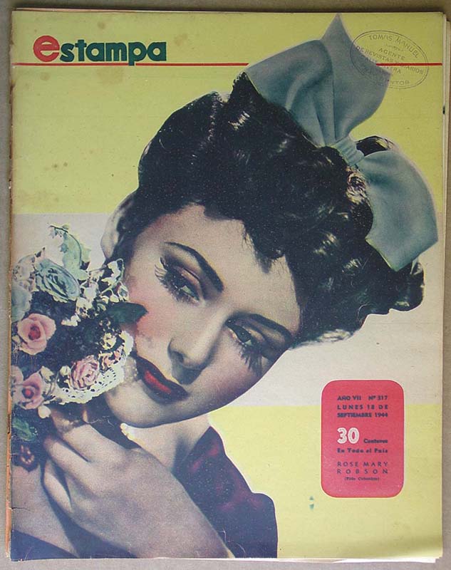 ESTAMPA magazine cover Issue 317 18 September 1944