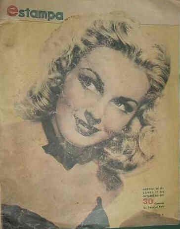 ESTAMPA magazine cover Issue 371 1 October 1945